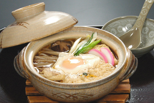 ごぼう麺鍋焼きうどん